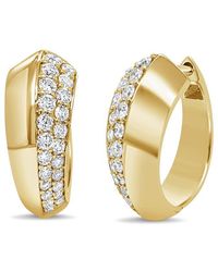 Sabrina Designs - 14K 0.50 Ct. Tw. Diamond Huggie Earrings - Lyst