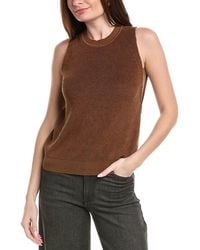 Akris - Linen & Silk-Blend Knit Sweater Vest - Lyst