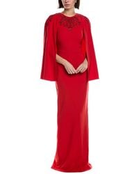 Marchesa - Crepe Maxi Dress - Lyst