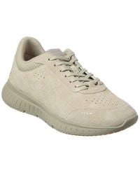 BOSS - Ttnm Suede & Mesh Sneaker - Lyst