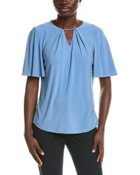 Anne Klein - Bell Sleeve Top - Lyst