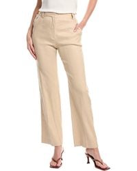 Maje - Linen-Blend Pant - Lyst