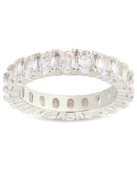 Sterling Forever - Cz Kylie Eternity Ring - Lyst