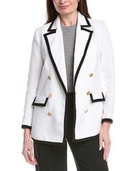 L'Agence - Aimee Knit Blazer - Lyst
