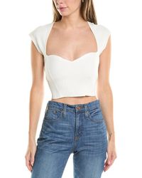 Jonathan Simkhai - Abia Crop T-Shirt - Lyst