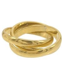 Adornia - 14k Plated Interlocking Ring - Lyst