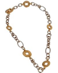 Pomellato - 18K Two-Tone Heavy Link Necklace (Authentic Pre-Owned) - Lyst