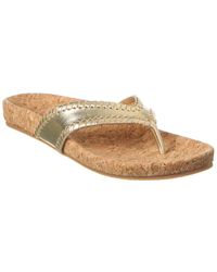 Jack Rogers - Thelma Leather Flip Flop - Lyst