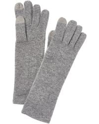 Sofiacashmere - Sofiacashmere Long Touch Screen Cashmere Gloves - Lyst