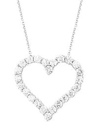 Diana M. Jewels - Fine Jewelry 18k 5.05 Ct. Tw. Diamond Pendant Necklace - Lyst