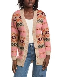 Isla - Rita Aztec Longline 100% Cashmere Cardigan - Lyst