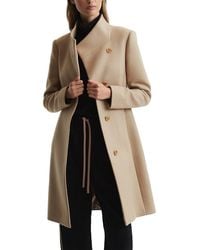 Reiss - Mia Wool-Blend Coat - Lyst