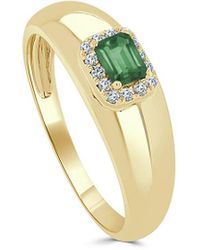 Sabrina Designs - 14k 0.42 Ct. Tw. Diamond & Emerald Ring - Lyst