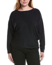 Lafayette 148 New York - Asymmetric Dolman Silk-blend Sweater - Lyst