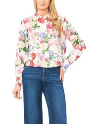 Ted Baker - Erin Collared Linen Blouse - Lyst