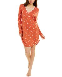 Womens Clothing Nightwear and sleepwear Nightgowns and sleepshirts Save 13% Cosabella Cotton Bella Sleepshirt in Orange 