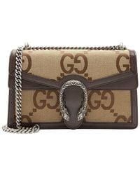 Gucci - Jumbo Gg Canvas Dionysus Medium Shoulder Bag (Authentic Pre-Loved) - Lyst