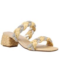 Pelle Moda - Ivia Raffia Sandal - Lyst
