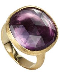 Marco Bicego Jaipur 18k Amethyst Cocktail Ring - Multicolour