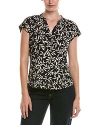 Vince Camuto - V-Front Placket Blouse - Lyst