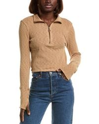 Free People - Midnight 1/2-zip Pullover - Lyst