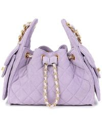 Tiffany & Fred Paris - Soft Quilted Suede Shoulder Bag - Lyst