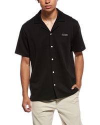 KARL LAGERFELD - Waffle Camp Shirt - Lyst