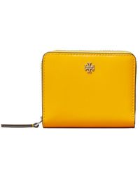 Tory Burch - Emerson Patent Mini Leather Wallet - Lyst