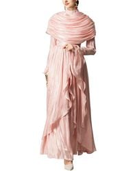 BURRYCO - Long Sleeve Solid Maxi Dress - Lyst