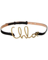 Chloé - Iconic Small Leather Belt - Lyst