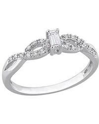 Rina Limor - 0.29 Ct. Tw. Diamond & Lab-Grown Created Sapphire Infinity Ring - Lyst