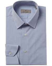 canali slim fit dress shirt
