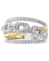 Effy Fine Jewelry - 14K 0.95 Ct. Tw. Diamond Ring - Lyst