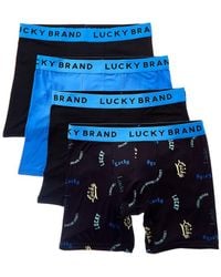 Lucky Brand - 4pk Essential Soft Boxer Brief - Lyst