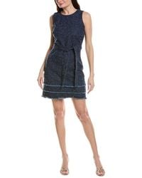 Cece - Boucle Denim Dress - Lyst