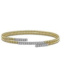 Rina Limor - 14K 0.56 Ct. Tw. Diamond Bangle Bracelet - Lyst