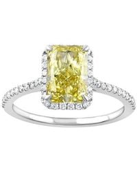 Lab Grown Diamonds - 14K 2.25 Ct. Tw. Lab-Grown Diamond Halo Engagement Ring - Lyst