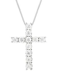 Diana M. Jewels - Fine Jewelry 14k 0.10 Ct. Tw. Diamond Pendant Necklace - Lyst