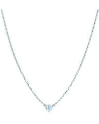 Suzy Levian - 14k 0.25 Ct. Diamond Solitaire Necklace - Lyst