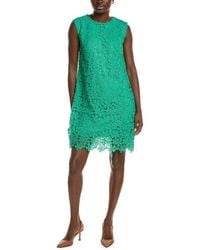 Jones New York - Extended Cap Sleeve Swing Dress - Lyst