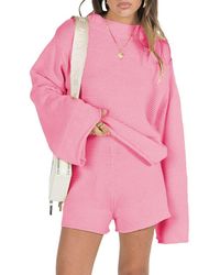 BELLA DESERT - 2Pc Sweater & Short Set - Lyst
