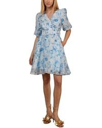 Hale Bob - Einsley Silk & Linen-Blend Dress - Lyst