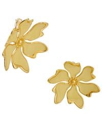 Oscar de la Renta - Large Cherry Blossoms Earrings - Lyst