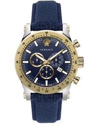 Versace Chrono Sporty Watch - Blue