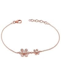 Sabrina Designs - 14K 0.34 Ct. Tw. Diamond Flower Bracelet - Lyst