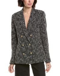 L'Agence - Colin Tweed Blazer - Lyst