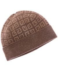 Givenchy - Knit Double-Face Wool& Cashmere-Blend Beanie - Lyst