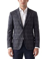 Corneliani - Cc Collection Virgin Wool Tartan Check Blazer - Lyst