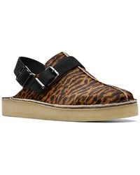 Clarks - Trek Mule Leather Flat - Lyst