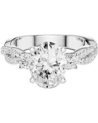 Amairah - 14K 2.50 Ct. Tw. Lab-Grown Diamond 3 Stone Ring - Lyst